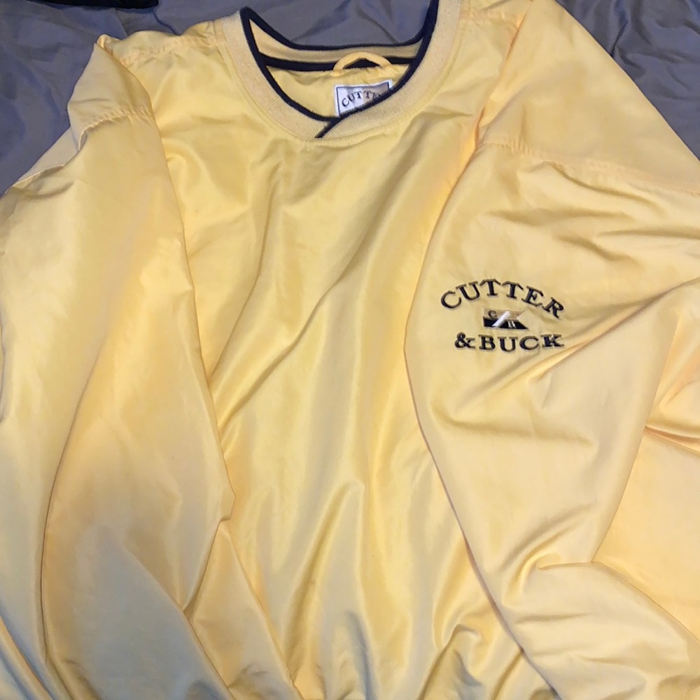 Yellow Cutter & Buck size XXL